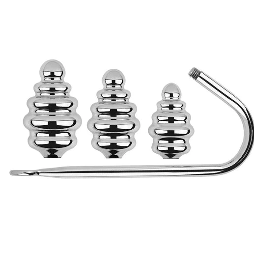 Ribbed Screw-in Set 8826 Hook Anal GreatBenefit 1029